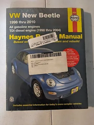 VW Volkswagen New Beetle 1998 Thru 2010 Haynes Repair Shop Service Manual Book • $27.19