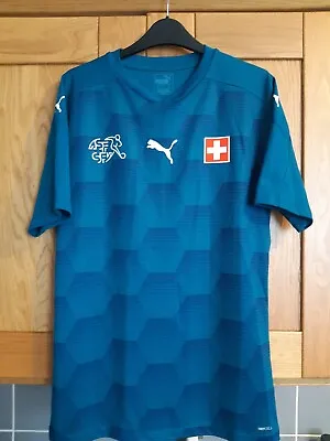 Switzerland Medium Adult  International Football Training Shirt. • £22