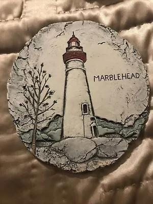 Nwt Unique Shapes Of Clay Marblehead Lighthouse Ashes Of Mt St. Helen Plaque • $35