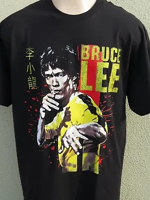 BRUCE LEE T-Shirt Karate Kung Fu Martial Arts Yellow Jumpsuit Fist Of Fury Movie • $13.88