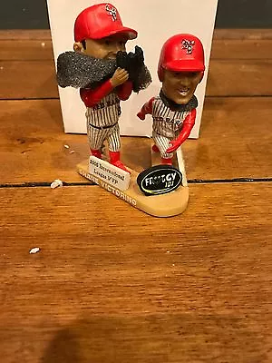 DUAL SIGNED 2006 SWB Red Barons SHANE VICTORINO & SANDOVAL Bobble Head Phillies • $59.99