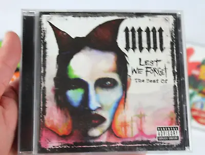 The Best Of Marilyn Manson Lest We Forget Indie Rock Atl Music Cd *quick Ship* • $11.70