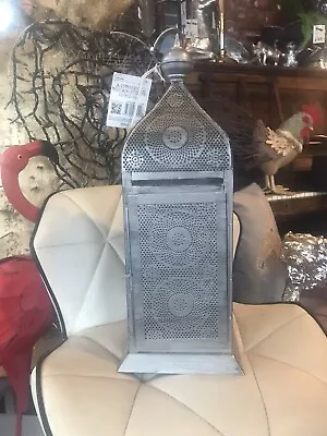 Moroccan Style Lantern Metal 48 Cm Tall • £14