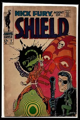 1968 Nick Fury Agent Of SHIELD #5 Marvel Comic • $19.99
