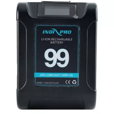 $200 • Buy IndiPRO Tools Micro Alpha Series 99Wh V-Mount Li-Ion Battery (Black Color)
