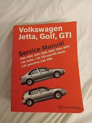 Service Manual Volkswagen JettaGolfGTI : 1999 To 2005 1.8L Turbo 1.9L TDI .. • $88.27
