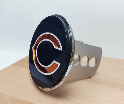 Chicago Bears - Laser Cut Metal Trailer Hitch Cover - NFL - Truck Hitch Cover  • $17.65