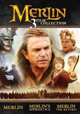 The Merlin 3-Film Collection DVDs • $28.90