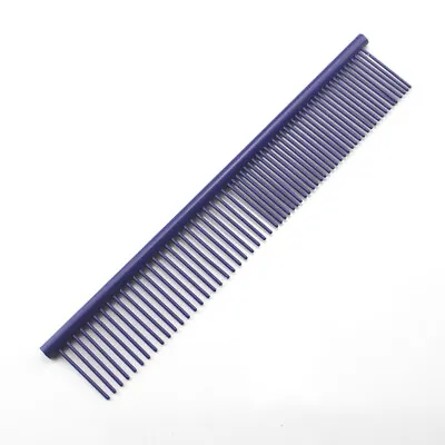 Metal Dog Combs 1  Pack For GroomingPet Comb With Rounded Ends Stainless Steel • $5.41