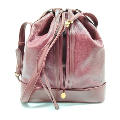 $0.99 • Buy Cartier Crossbody Bag  Bordeaux Leather 3532840