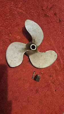 Johnson Antique Outboard Boat Motor K-50 8HP 1930s Propeller & Prop Nut 3 Blade • $25