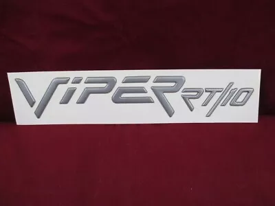 NOS OEM Dodge Viper RT/10 Rear Bumper Fascia Emblem 1998 - 99 SILVER METALLIC • $59.99