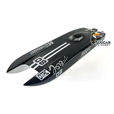 E32 Prepainted Black Electric Racing KIT RC Boat Hull Only For Advanced Player • $447.73
