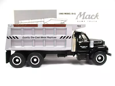 First Gear - 1960 Mack B-61 B-model Heavy Duty Tandem Axle Dump Truck - 1/34 • $59.95