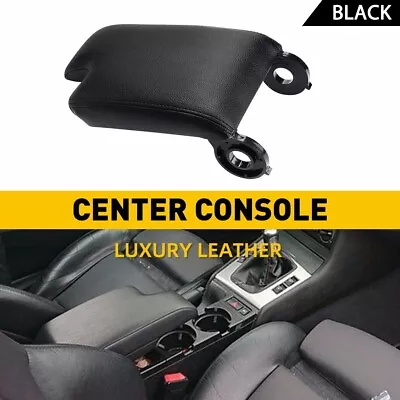 Center Armrest Console Lid Arm Rest Cover Replacement Black For 1999-04 BMW E46 • $24.99