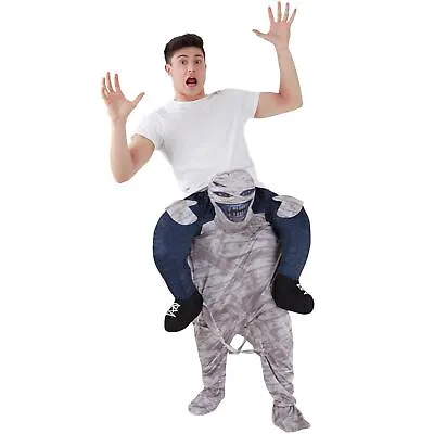 Adult Mummy Piggyback Costume Mens Womens Monster Ride On Halloween Fancy Dress • £38.99