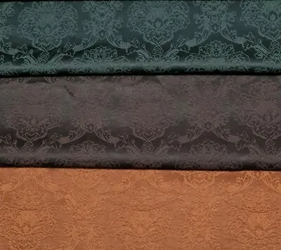 Damask Jacquard Fabric Stretch 48  Wide 4 Colours • £0.99