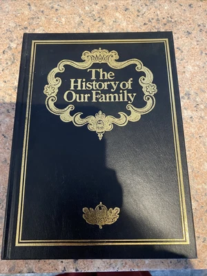 £2 • Buy The History Of Our Family, Scrapbook, Memory Book, Dealerfield, Dark Green Cover