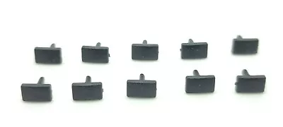 Hornby Triang 10 Black Rectangle Head X6401 Buffers Train Class 92 New Spares • £5.49