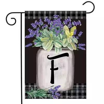 Farmhouse Monogram Letter F Garden Flag Floral Briarwood Lane 12.5  X 18  • $9.86