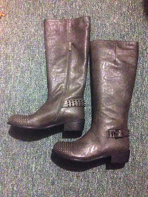 Marco Gianni 'umi ' Bnib Super Sexy Grey Spikey Boots   Size 40 • $40.95