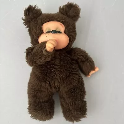 Vintage 1977 Russ Berrie Monchhichi Monkey Sleepy Eyes Thumb Sucking • $15