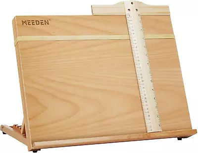 Portable & Adjustable Wood Sketching Board -  Wood Desktop Easel Tabletop Easel • $59.30