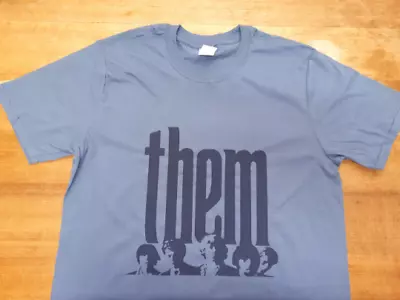 Them T-shirt Rare Vintage Style Vinyl LP Record Album 60s Tour Van Morrison CD • £16