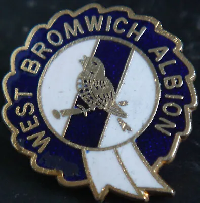 WEST BROMWICH ALBION FC Vintage Badge Maker COFFER N'ton Brooch Pin 28mm X 31mm • £13