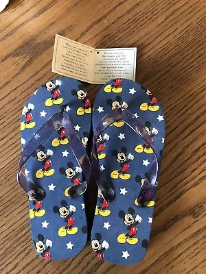 Mickey Mouse Flip Flops Size 5-6 • $10