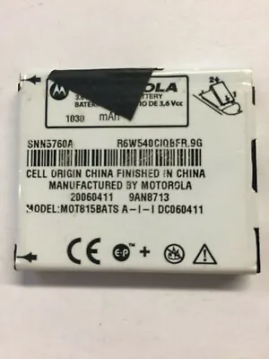 Lot Of 25 Oem Motorola Snn5760a Batteries For  V710 E815 E816 • $20.10