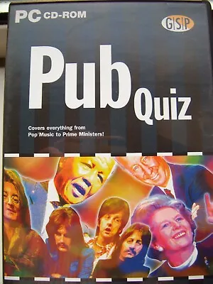 Pub Quiz---traditional Pub Quiz Questions---quiz Game---pc Cd • £0.99