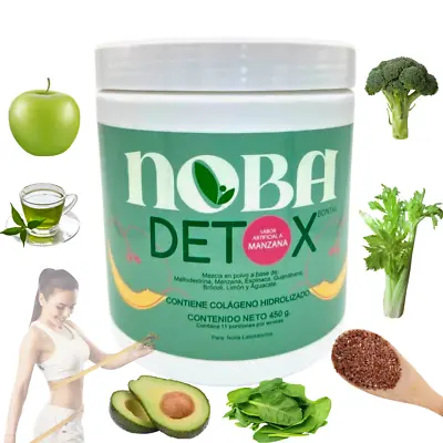 NOBA DETOX Tratamiento Higado Graso (Mala Digestión Estreñimiento Perdida Peso • $55