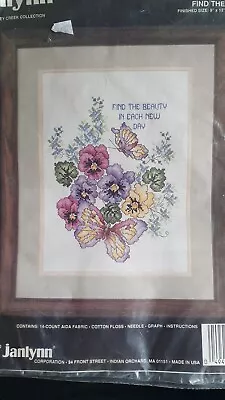 Vintage 1990 Janlynn Counted Cross Stitch Kit. • £5