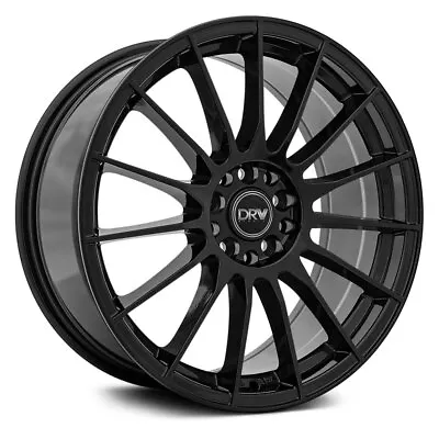 DRW D15 Wheels 18x8 (40 5x114.3 73.1) Black Rims Set Of 4 • $720