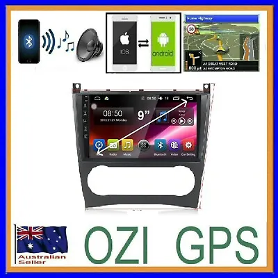 Mercedes C Class W203 2004-06 Gps Wireless Carplay Android Auto Dab Dvr Tpms Odb • $506