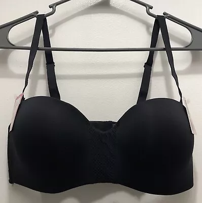 Maidenform Self Expressions Black Convertible Wireless Demi With Stay Put Lining • $15.99