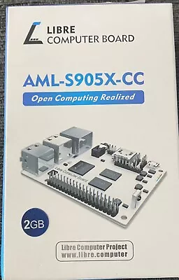 Libre Computer Board AML-S905X-CC (Le Potato) 2GB 64-bit Mini Computer For 4K... • $44.30