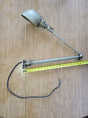 Vintage Dazer Industrial Articulating Work Bench Light • $188.26