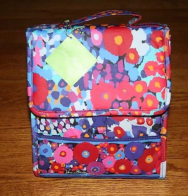 NEW Vera Bradley LUNCH SACK Bunch Bag Tote Case Box Laminated Cooler Insulated • $22.95