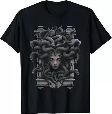 NEW LIMITED Medusa Head Greek Mythologys Ancient Snake Hair Design T-Shirt S-3XL • $18.99
