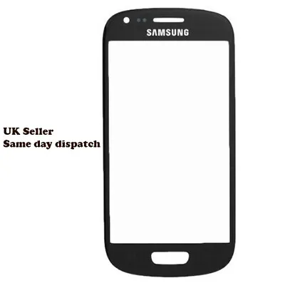 Samsung Galaxy S3 Mini Front Outer Glass Touch Screen Replacement S3mini Black • £3.99