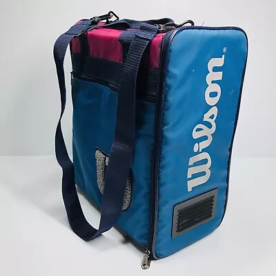 Wilson Sports Gym Tennis Bag W/ Vented Shoe Shelf & Sweat Pouch - Vintage (1SH) • $16.99