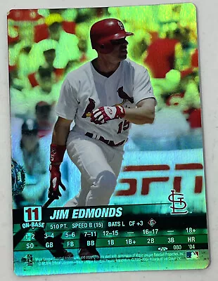 2004 Mlb Showdown Jim Edmunds #080 Holo Foil Baseball Card • $7.99
