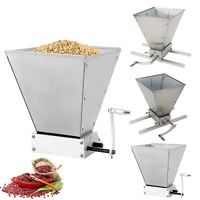 4L Hand Mill Wet Dry Cereal Grinder Aluminum Grain Crusher 2 Rollers • $70.08