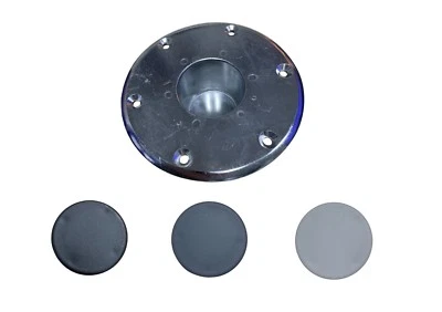 £3.95 • Buy Recess Island Table Leg Base Plug Bung Black Light Grey Dark Grey Camper Van