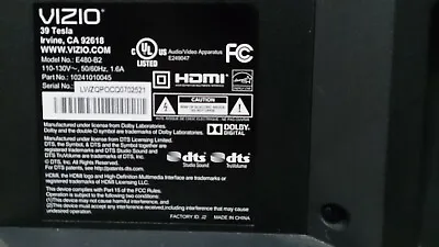 VIZIO E480-B2 48-Inch 1080p 120Hz D-LED HDTV (2014 Model) • $50