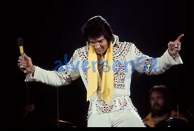 Elvis Presley Color Concert Photograph - Atlanta Ga - July 3 1973     • $3.79