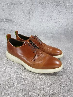 Ecco St.1 Hybrid Shoes Mens Size 43 Eu 9 Us Plain Toe Light Brown Leather • $44.99