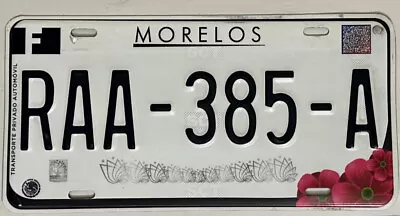 MORELOS Mexico License Plate #RAA-385-A • $24.97